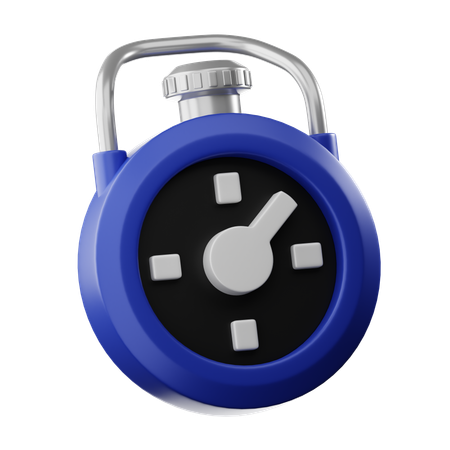 Stopwatch  3D Icon