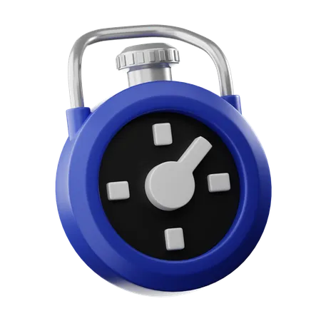 Stopwatch  3D Icon