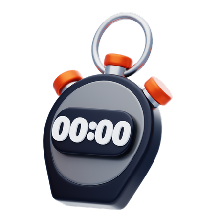 Stopwatch  3D Icon