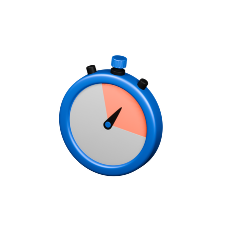 Stopwatch  3D Icon