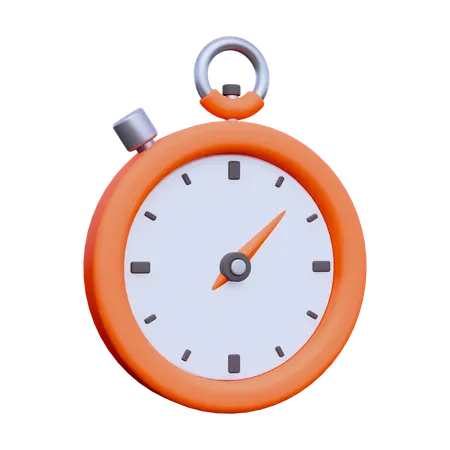 Stopwatch  3D Icon