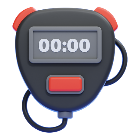 Stopwatch  3D Icon