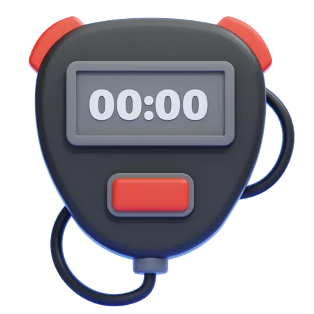 Stopwatch  3D Icon