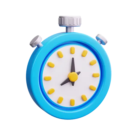 Stopwatch  3D Icon