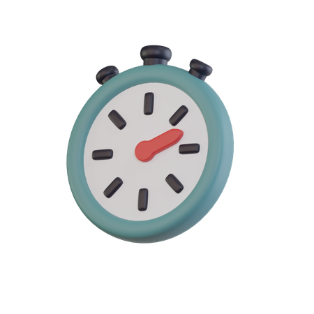 Stopwatch  3D Icon