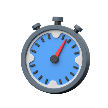 Stopwatch  3D Icon
