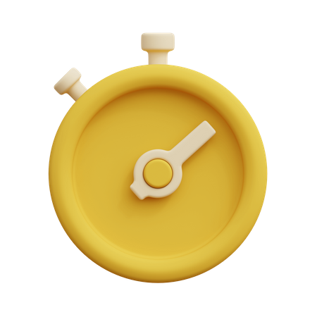 Stopwatch  3D Icon