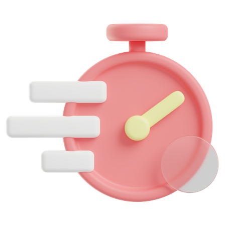 Stopwatch  3D Icon