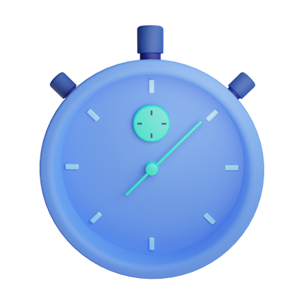 Stopwatch  3D Icon