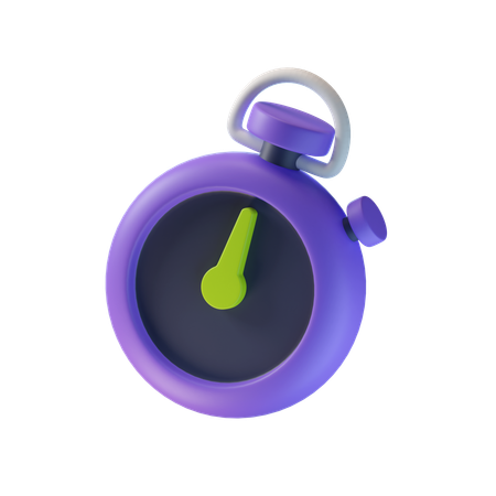 Stopwatch  3D Icon