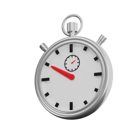 Stopwatch  3D Icon