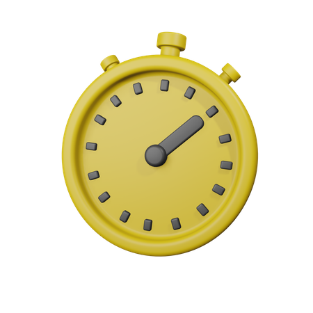 Stopwatch  3D Icon