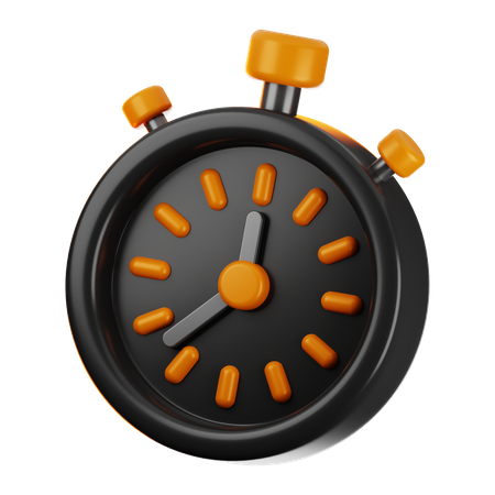Stopwatch  3D Icon