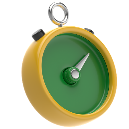 Stopwatch  3D Icon