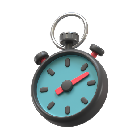 Stopwatch  3D Icon