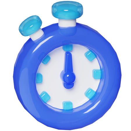 Stopwatch  3D Icon