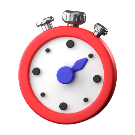 Stopwatch  3D Icon