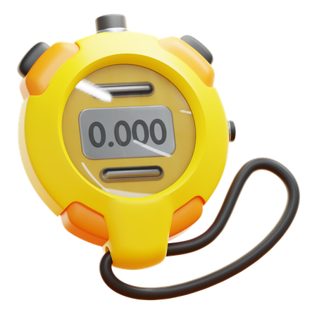 STOPWATCH  3D Icon