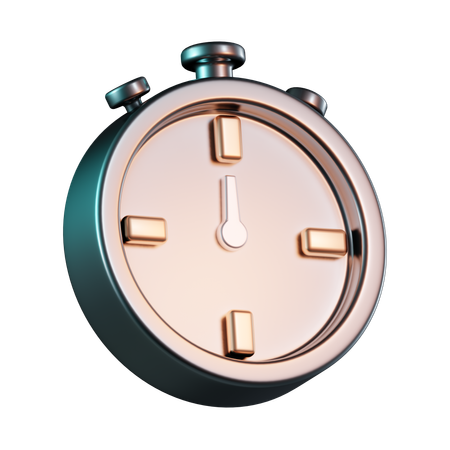 Stopwatch  3D Icon