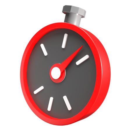 Stopwatch  3D Icon