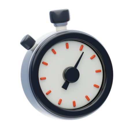 Stopwatch  3D Icon