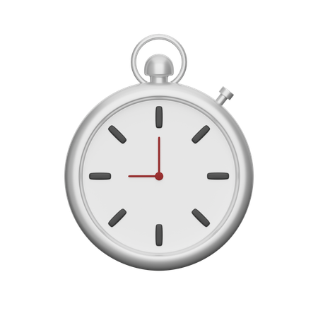 Stopwatch  3D Icon