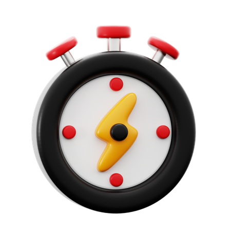 Stopwatch  3D Icon