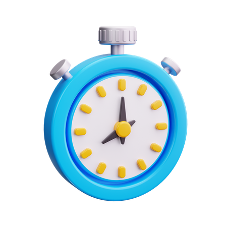 Stopwatch  3D Icon