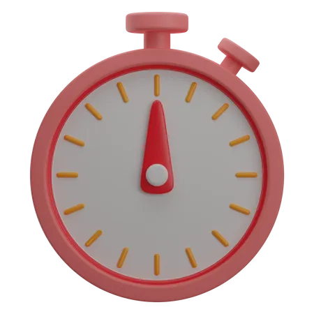 Stopwatch  3D Illustration