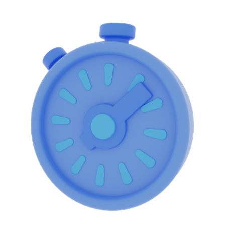 Stopwatch  3D Illustration