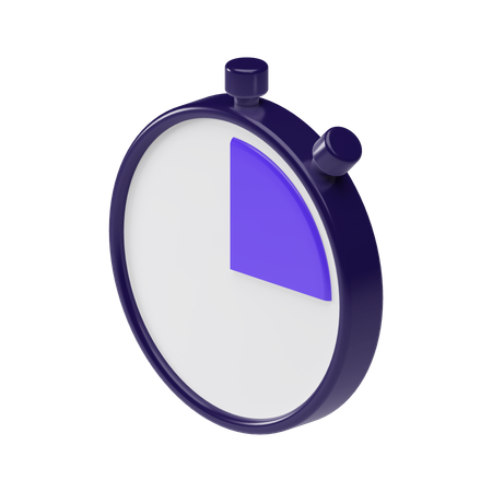 Stopwatch  3D Illustration