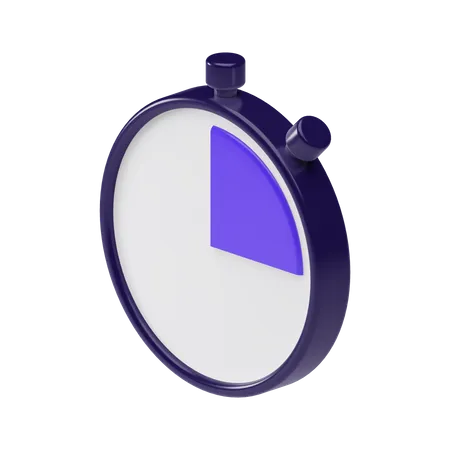 Stopwatch  3D Illustration