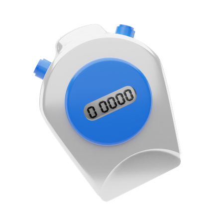 Stopwatch  3D Illustration