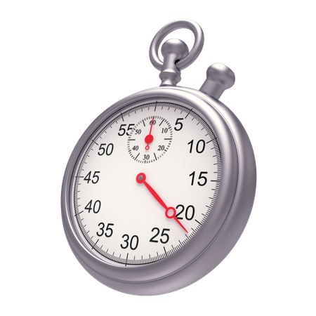 Stopwatch  3D Illustration