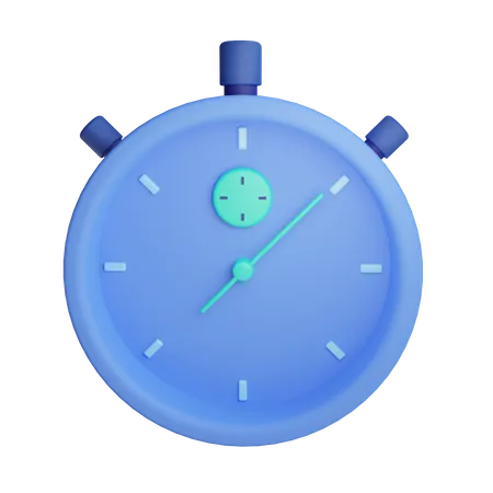 Stopwatch  3D Illustration