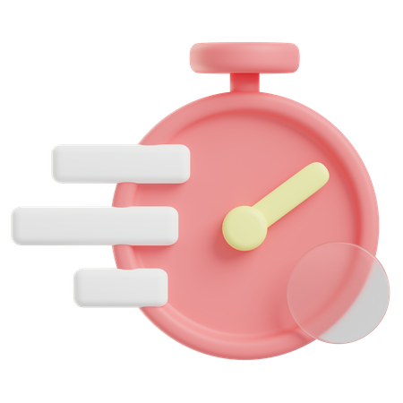 Stopwatch  3D Illustration