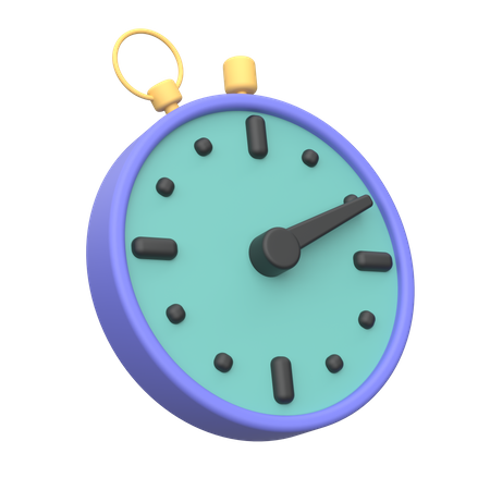 Stopwatch  3D Illustration