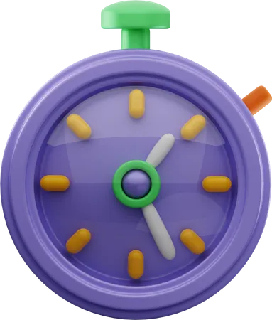 Stopwatch  3D Illustration