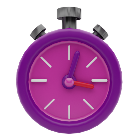 Stopwatch  3D Illustration