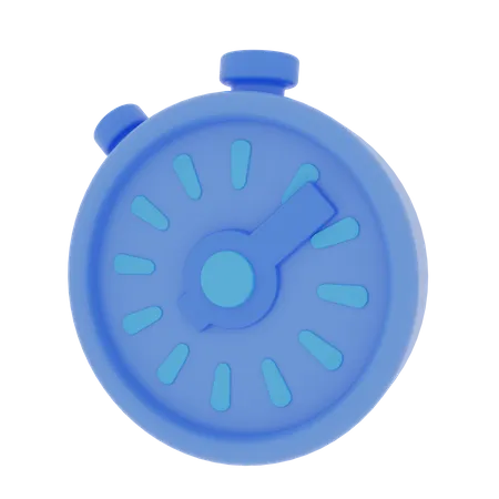 Stopwatch For Your Timeless Projects 3D Illustration