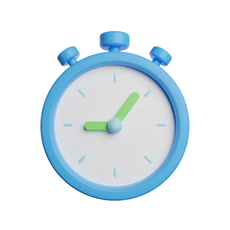 Timing Stopwatch 3D Icon