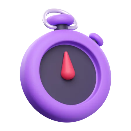 Stopwatch 3 D Render Icon Illustration 3D Icon