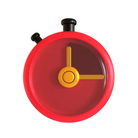 3 D Stopwatch Icon For Sport Design 3D Icon
