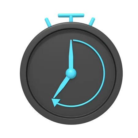3 D Icon Of Stopwatch Time Deadline 3D Icon