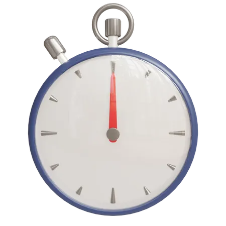 Stopwatch 3 D Icon With High Resolution Render Business Illustration 3D Icon