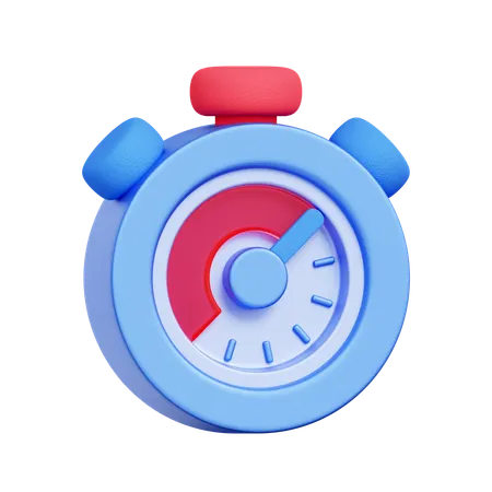 Stopwatch Timer  3D Icon