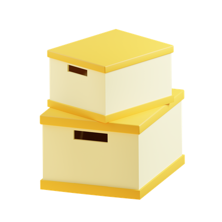 Storage Box  3D Icon