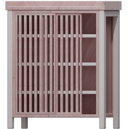 Storage Cabinet  3D Icon