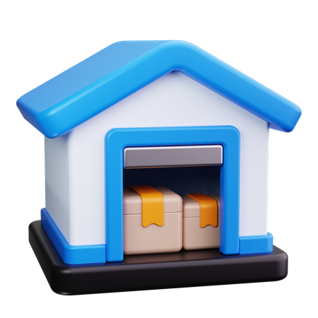 Storage Facility  3D Icon