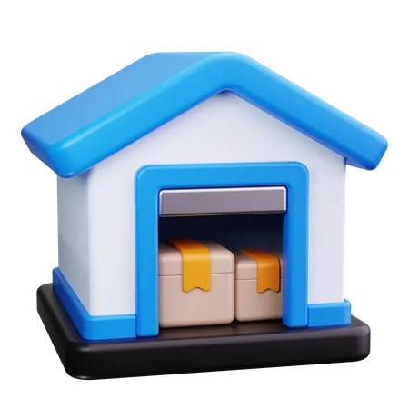 Storage Facility  3D Icon